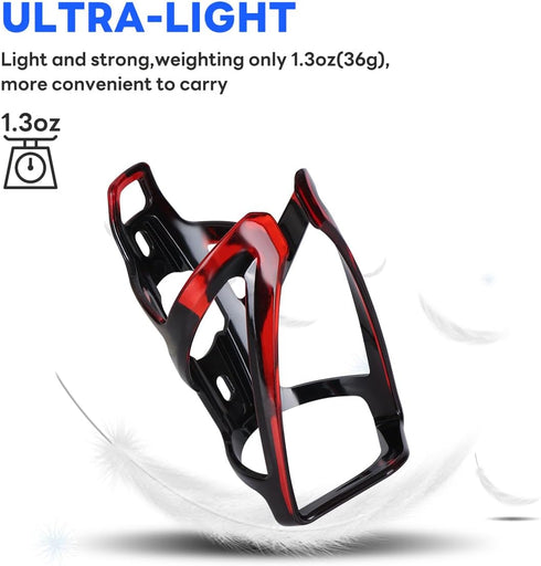 Bike Water Bottle Holder Bike Cup Holder Bike Water Bottle Cage Bike Accessories Universal Drink Holder with Screws Tool for Bicycle, Cycling, Roa...
