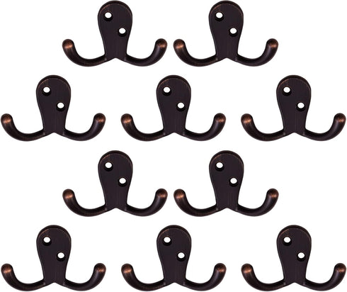 Design House Coat, Double Hook Horizontal, Oil Rubbed Bronze 10 Count...