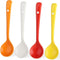 Ceramic Dessert Spoon Long Handle Dinner Spoons Set of 4 Korean Porcelain Spoons for Eating Dessert Appetizers Cereal (Multi-color)...