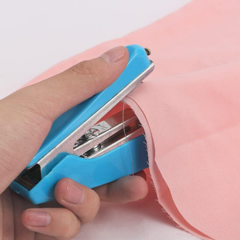 Handheld Sewing Machine,Portable Heavy Duty Mini Manual Sewing Machine, for Fabrics, Clothes, DIY Needlework Handy Stitch Quick Repair Tool (Rando...