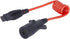 MaxxHaul 70086 7-Way Round to 4-Way Flat Trailer Plug Adaptor with 18 Inch Flexible Cable Which Extends To 36 Inches , Red...