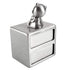 Mogoko Silver Tooth Box, Baby First Tooth and Curl Keepsake Box Set, Kids Teeth Fairy Holder for Boy or Girl...
