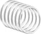 PATIKIL 1.4 Inch Dream Catcher Rings, 6 Pcs Metal Macrame Wreath Floral Round Ring Hoop for Christmas Decor Home Car DIY Craft Wedding Wall Hangin...
