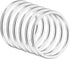 PATIKIL 1.4 Inch Dream Catcher Rings, 6 Pcs Metal Macrame Wreath Floral Round Ring Hoop for Christmas Decor Home Car DIY Craft Wedding Wall Hangin...
