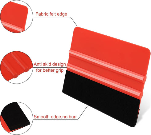 WRAPXERPT Wallpaper Tools Wallpaper Smoothing Tool Kit with Felt Squeegee for Vinyl Backsplash Tile,Bathroom,Window Film Application...