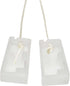Big 8 sets (16 pieces). Blind Tassels, Ivory, Trapezoid Design. This Safety Pull Cord Tassel Will Separate When Excess Pressure Is Applied. Great ...