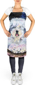 Caroline's Treasures SS8443APRON Starry Night Old English Sheepdog Apron Cooking Kitchen Server Baking Crafts Gardening for Adult Women Men, Unise...