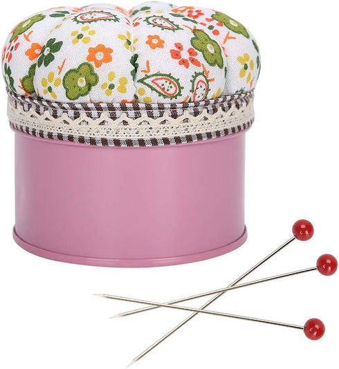 500Pcs Glass Pin, Sewing Pins Ball Glass Head Pins Needle Tinplate Box Cloth Pin Cushion Quilting Decorating Tool Sewing CraftsStraight Pins...