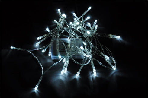 Karlling Battery Operated White 40 LED Fairy Light String Wedding Party Xmas Christmas Decorations(White)...