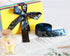 Navy Blue Ribbon with Gold Star Navy Silk Ribbon Navy Blue Satin Ribbon,10 Yards 7/8?22mm) for Gift Wrapping Craft Packing, DIY Craft, Wedding Par...