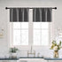 RV Curtains for Camper Windows Blackout 2 Pack Valances Waterproof Light Blocking Blackout Thermal Insulated Small Curtains for Basement Window Ba...