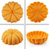 Silicone Bundt Cake Pan - 2 Pack 9 Inch Yellow Large Pumpkin Shaped Silicone Mold, Non-stick Food Grade Easy To Release Cake Mold For Bundt Cake, ...