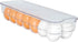Kitchen Spaces KSEG12-AMZ Egg Tray 14pc Stackable Food Storage Organizer for Refrigerator, 14.5" x 3" x 4.5", Clear...