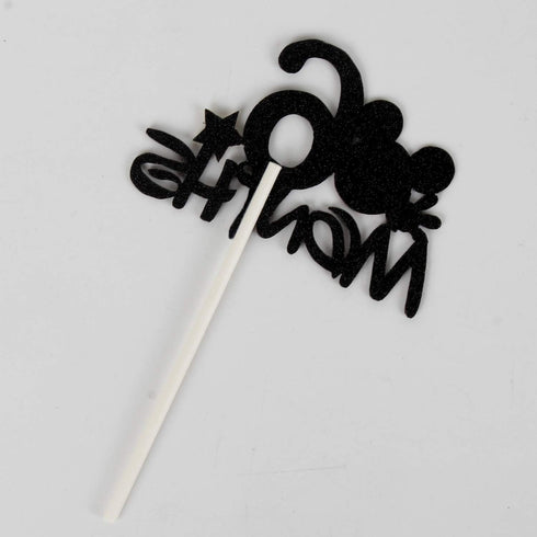 24 Pieces Mickey Mouse 6 Months Cupcake Topper,Disney 1/2 Half Year Birthday Food Picks for Baby Shower Party Decorations...