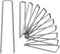 6 Inch Galvanized Garden Landscape Staples Stakes, 25 50 100 PCS Anti-Rust Garden Staples U-Shaped Landscape Pins for Secure Lawn Fabric (25, 6 in...