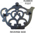 Teapot Cast Iron Trivet for Hot Pots & Kitchen & Dining Table, Gift for Home, Metal Wall Art & Home Decor, 2 or More for Set, Black, 8 by 6.1 Inch...