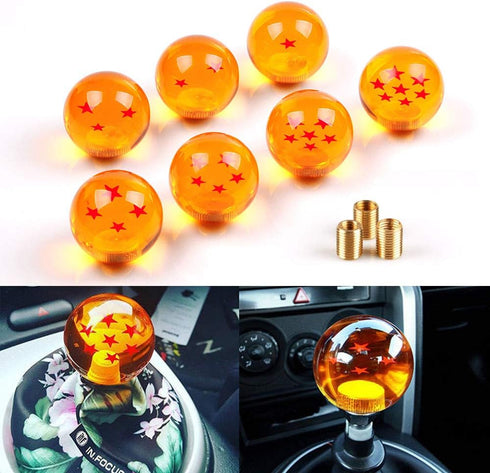 RASTP Dragon Ball Z Star Manual Gear Stick Shift Knob Universal Gear Shifter Knobs with Adapter Fits Most Car(5 Star)...