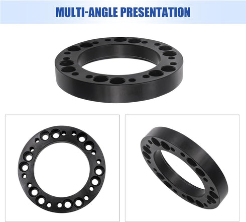 QODOLSI Pack-1 Steering Wheel Elevator Kit, 12.5mm/0.49" Aluminum Steering Wheel Adapter Spacer, Steering Wheel Hub Adapter for Most Cars SUVs and...