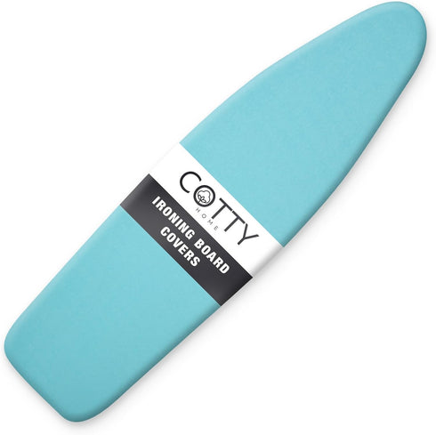 Ironing Board Cover, Heat Reflective Silicone Coating, Full Scorch Resistant Thick Padding, Nose Pocket, Elastic Edges, Heavy Duty Iron Pad Covers...