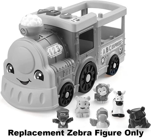 Replacement Zebra Figure for Fisher-Price Little People Big ABC Animal Train Playset - HCL79 and GFL22...