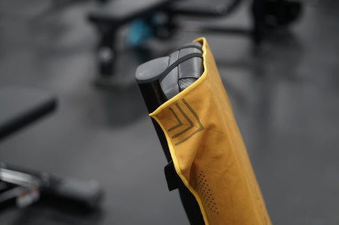 Workout Towel, for Gym Addicts, Straps to Hold on Bench & Roll Up Neatly, Size of Bench, Thick Micro Fiber....