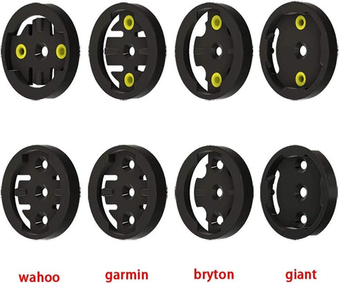 Trigo Bicycle Bike Computer Mount Insert Kit Base Adaper for Garmin K-Edge Bryton Wahoo MIO Giant Out Front Replacement Co-Polymer?Wahoo...