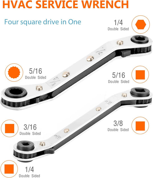 1/4 Inch Hexagon Socket Wrench Set, Black, Alloy Steel...