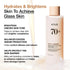 ANUA RICE 70 GLOW MILKY TONER, for Glass Skin and Brightening, Rice Water, Niacinamide, Ceramides, Panthenol, Fragrance-free, Non comodogenic, Fun...