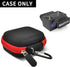 Car and Auto Mini Carry Case Compatible with BlueDriver Bluetooth Pro OBDII OBD2 Scan Tool Monitor for iPhone & Android (Black+Red Zipper)...