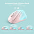 Ergonomic Wireless Mouse with USB Receiver for PC Computer, Laptop and Desktop, Ergo Mouse Vertical with Silent Clicks Long Battery Life, Up to 16...