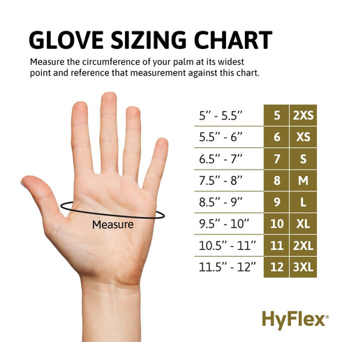 Ansell HyFlex 11-840 Ergonomic Abrasion-Resistant Nylon Spandex Nitrile Coated Industrial Gloves for Automotive, Fabrication - Large (9) Grey (1 P...