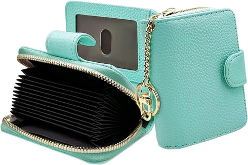 Beurlike Women's RFID Credit Card Holder Organizer Case Leather Security Wallet...