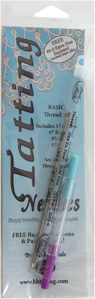 Handy Hands 3-Piece Tatting Needles Set for Thread,Gray...