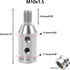 Shift Knob Shifter Adapter Universal Car Shift Knob Adapter Aluminum Alloy M10x1.5 Gear Shift Knob Adapter for Non-Threaded Manual Transmission,Ca...