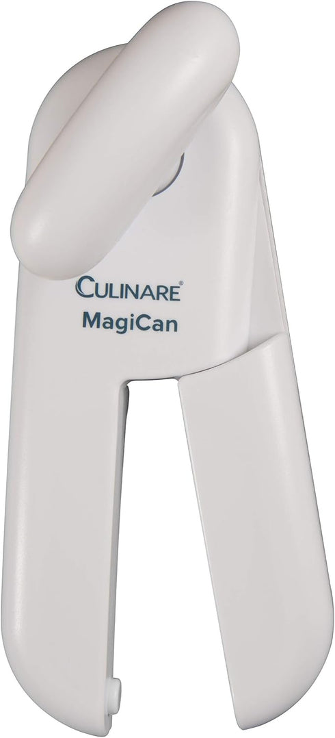MagiCan Manual Can Opener - Heavy Duty Kitchen Gadget, Effortlessly Open Cans, White, Stainless Steel...