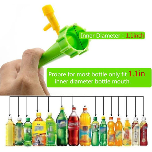 12PCS Automatic Irrigation Drippers with Slow Release Vacation Plant Self Watering Spikes Device Drip Irrigation System with Adjustable Control Va...