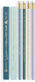 DesignWorks Ink Workplace Shenanigans Engraved Pencil Set Includes 6 Wooden Graphite Pencils with 2 Carpenter Pencils & 4 No. 2 Pencils with Erase...