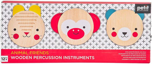 Petit Collage Animal Friends Wooden Percussion Instruments...