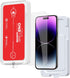 FLOLAB ONETIME NanoArmour for iPhone 14 Pro Max anti-blue light screen protector - Say goodbye to eye strain, dust, and hello to crystal clear scr...
