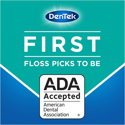 DenTek Complete Clean | Easy Reach Angled Floss Picks | No Break & No Shred Floss | Designed for Hard to Reach Molars | Y-Shaped Pick | 75 Count i...