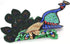 2 Pack Colorful Sequins Peacock Patch Iron On/Sew on Embroidered Applique Patch Craft Fashion Accessories for DIY Clothes...