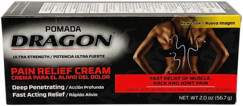 Pomada Dragon. Pain Relief Cream. Fast Acting. Analgesic for Muscles and Joints Associated with Simple Backache, Arthritis, Strains, Bruises, and ...