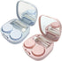 2 Pack Cute Contact Lens Case Travel Kit, Cute Contact Case with Mirror Tweezers Remover Tool Solution Bottle for Outdoor Office Daily Use...
