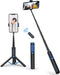 ATUMTEK Selfie Stick Tripod, Extendable 3 in 1 Aluminum Bluetooth Selfie Stick with Wireless Remote and Tripod Stand for iPhone 15/14/13/12/11/11 ...