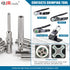 JRready Deutsch Connector Pins and Sockets Solid Contacts Size 16 - ST6364 20Pair Male Pins 0460-202-16141/ Female Pins 0462-201-16141, DT Connect...