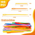 LOVEINUSA 100PCS Plastic Needles for Kids, Large Eye Yarn Needles for DIY Stitchery Plastic Sewing Needles Tapestry...