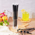 200 Pcs Individually Packaged Black Plastic Extra Long Flexible Disposable Drinking Straws.(0.23'' diameter and 10.2" long) (Black)...