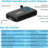 1Mii Bluetooth 5.0 Music Receiver for Car/Home Stereo, Aux Bluetooth Adapter for Car with Volume Control Supports Hands Free Calls, 16H Battery Li...