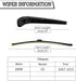Rear Wiper Arm Blade Nut Set Replacement for BMW X5 X5M E70 2007-2013,3.0 si,4.8i,xdrive,Rear Wiper Cover Accessories Assembly,Wiper Cap Set for B...