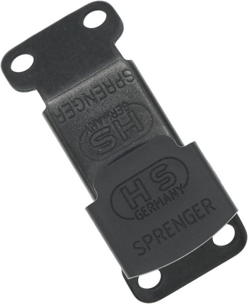 Herm Sprenger Black Stainless Steel ClicLock Buckle Quick Release Fastener for Dog Training Prong Collar for Small Medium Large Dogs Made in Germa...